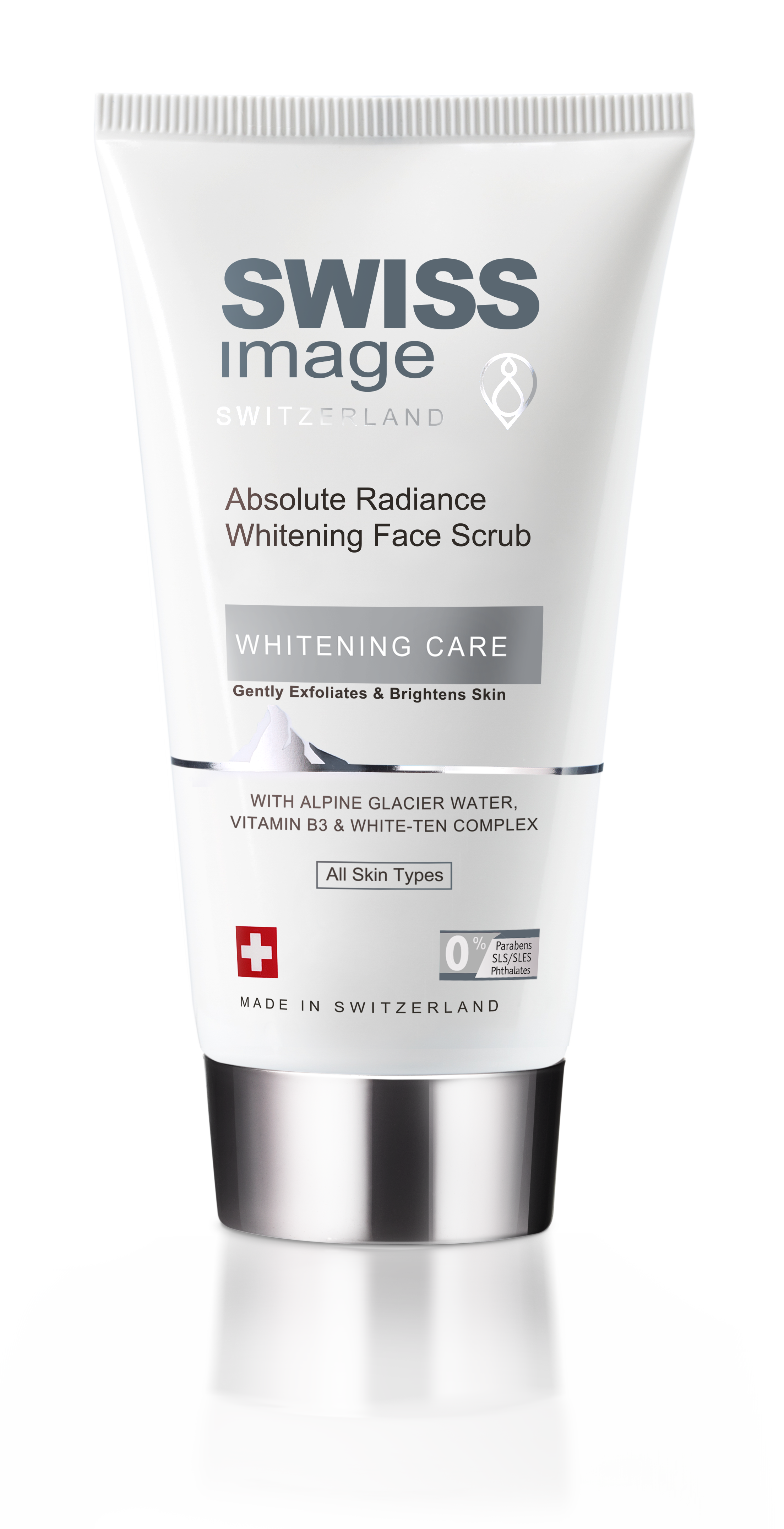 Tẩy tế bào chết dưỡng trắng cho mọi loại da Swiss Image Absolute Whitening Face Scrub 150ml