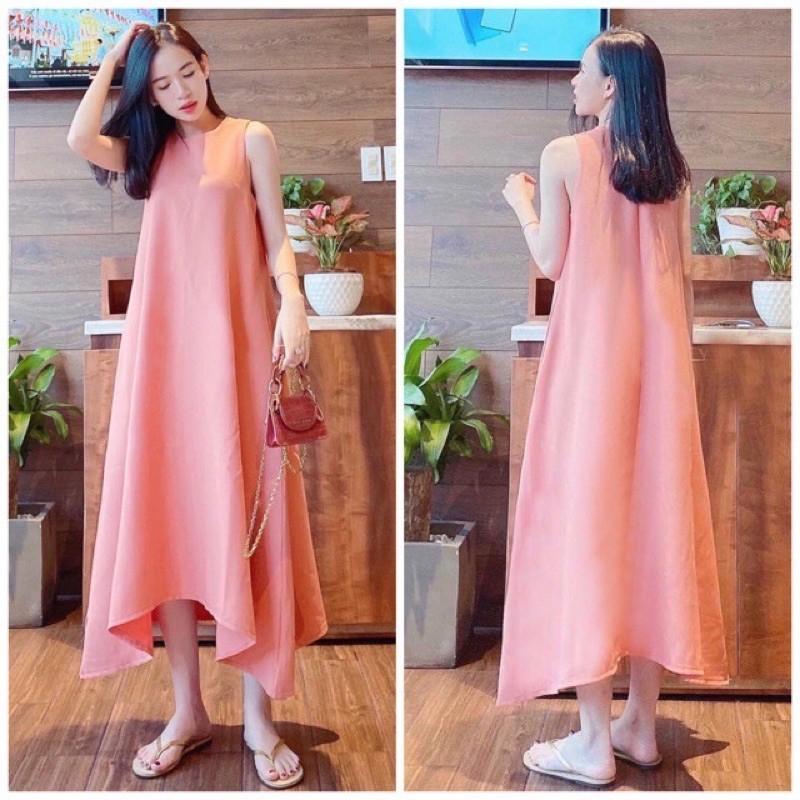 Mua Đầm bầu caro đuôi cá Váy bầu suông chữ A cho mẹ mặc trước và sau sinh   Tiki