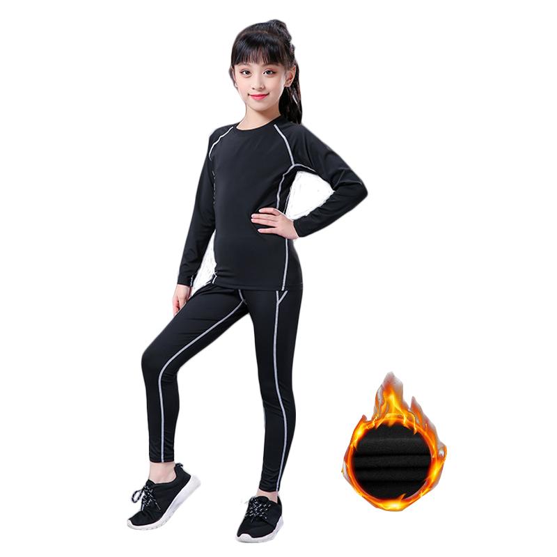 Mùa Đông Nhiệt Trượt Tuyết Bộ Đồ Lót Trẻ Em Ấm Giữ Nhiệt Quần Lót Bé Gái Dài Johns Thể Dục Nhanh Khô Quần Áo