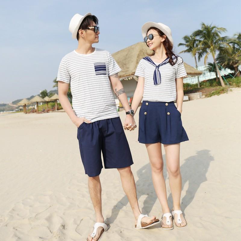 Set đồ đôi nam nữ FREESHIP áo đôi áo cặp COUPLE AV71