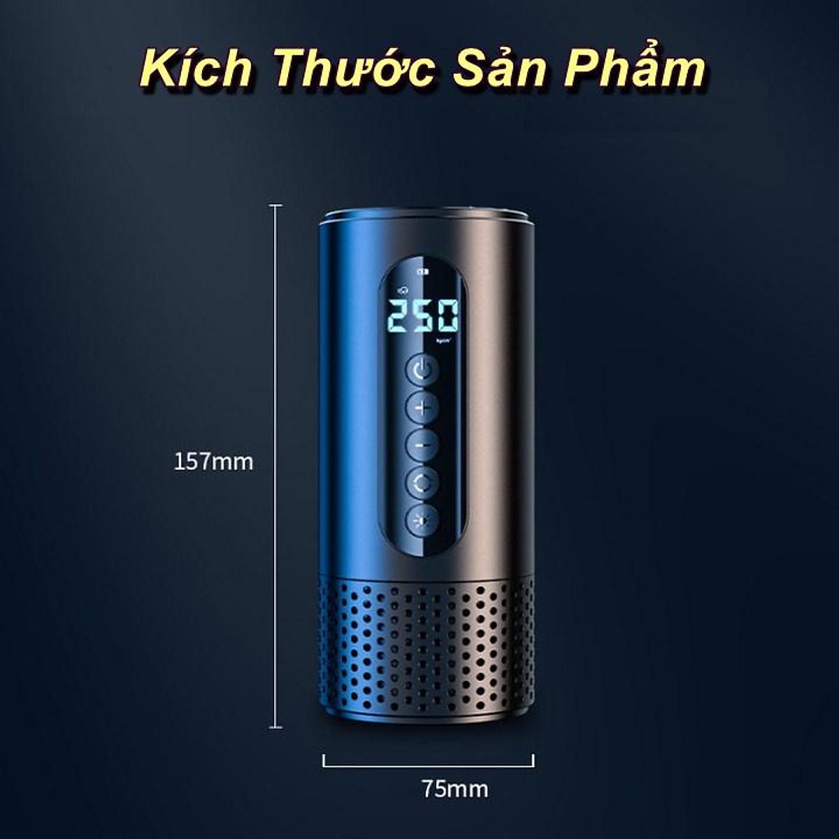 Máy bơm lốp pin sạc ô tô, xe máy, xe đạp OverSpeed Permanent