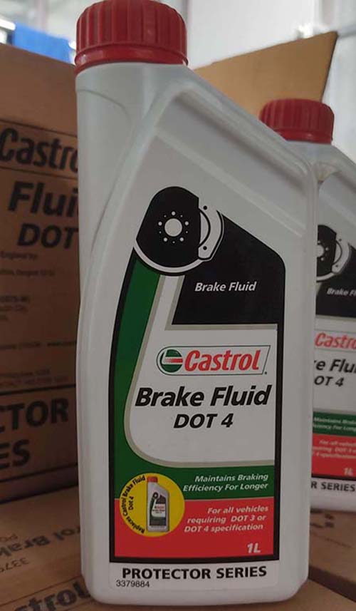 Dầu hộp phanh Castrol Brake Fluid DOT 4, 1L, can 1 lít