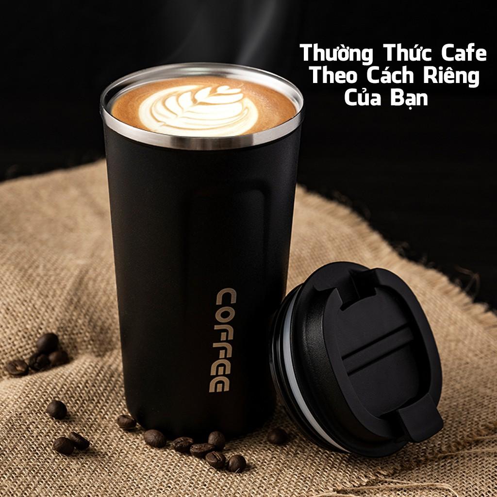 Cốc Giữ Nhiệt Coffee Holic Dung Tích 380ml Thích Hợp Đựng Nước Cafe Giữ Nhiệt 6 Tiếng