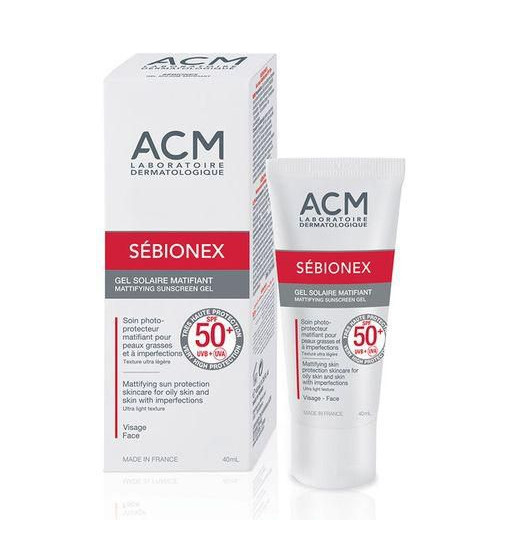 Gel chống nắng dưỡng da cho da mụn ACM Sebionex Mattifying Sunscreen Gel SPF 50+