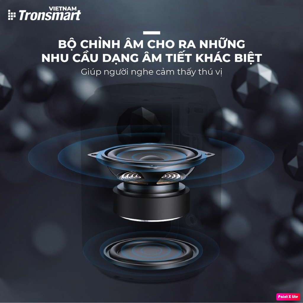 Loa Bluetooth Không Dây Tronsmart Element T6 Mini 15W, Chống nước IPX6, công nghệ TWS ghép đôi 2 loa - Hàng Chính Hãng