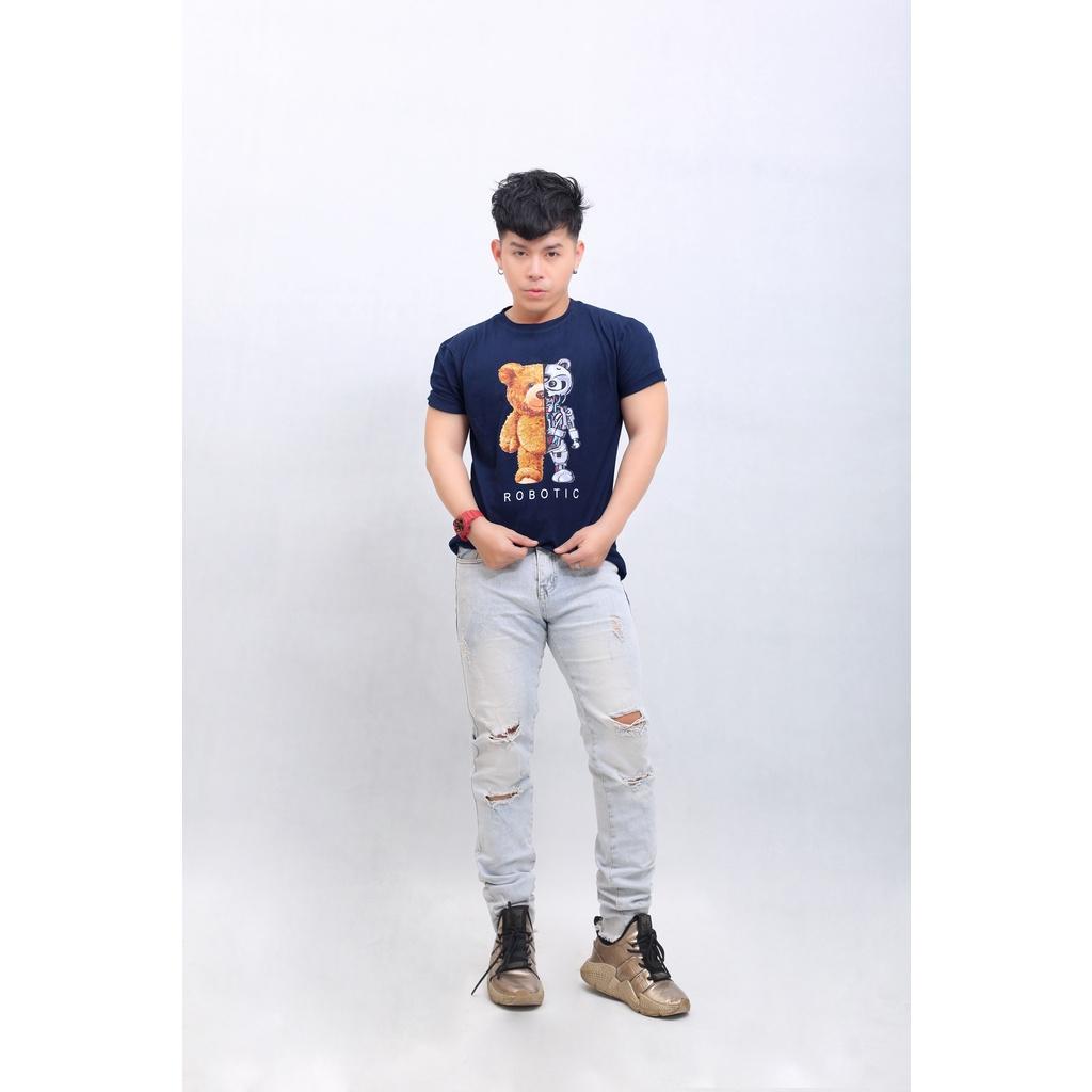 Áo thun nam form chuẩn Gấu TEDDY - Fashion Eking Clothing