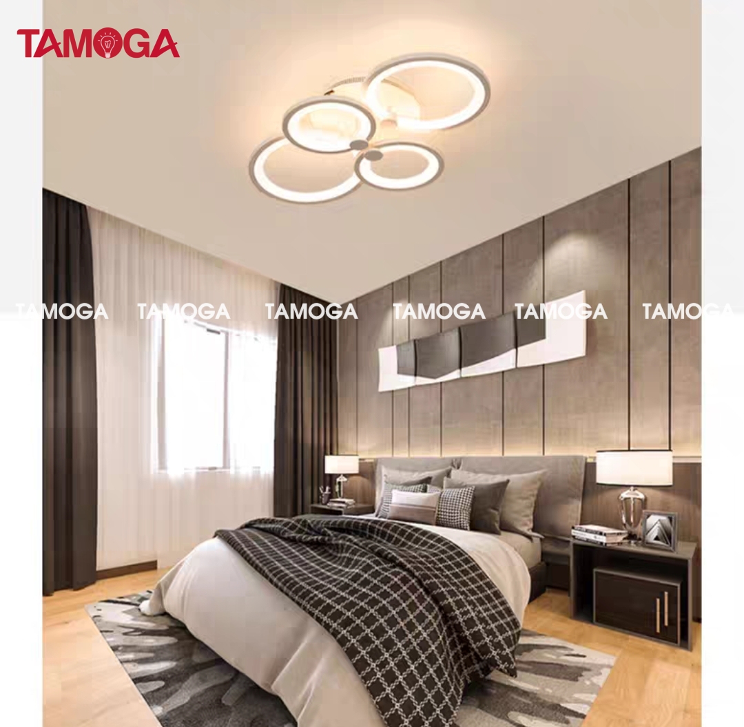 Đèn ốp trần nhiều vòng TAMOGA ALABI 106