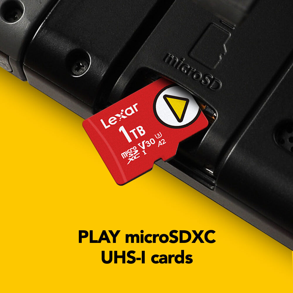 Thẻ nhớ Lexar PLAY microSDXC 1TB UHS-I Card LMSPLAY001T-BNNNG - Hàng chính hãng