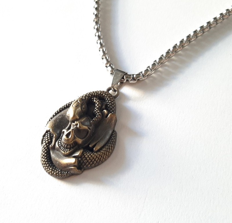 Dây chuyền nam RẮN THẦN ĐẸP