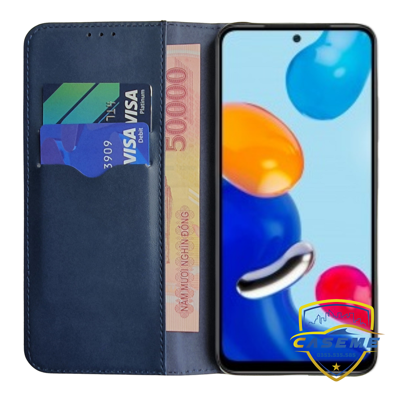 Bao da dạng ví dành cho Xiaomi Redmi Note 11s hàng chính hãng Lishen