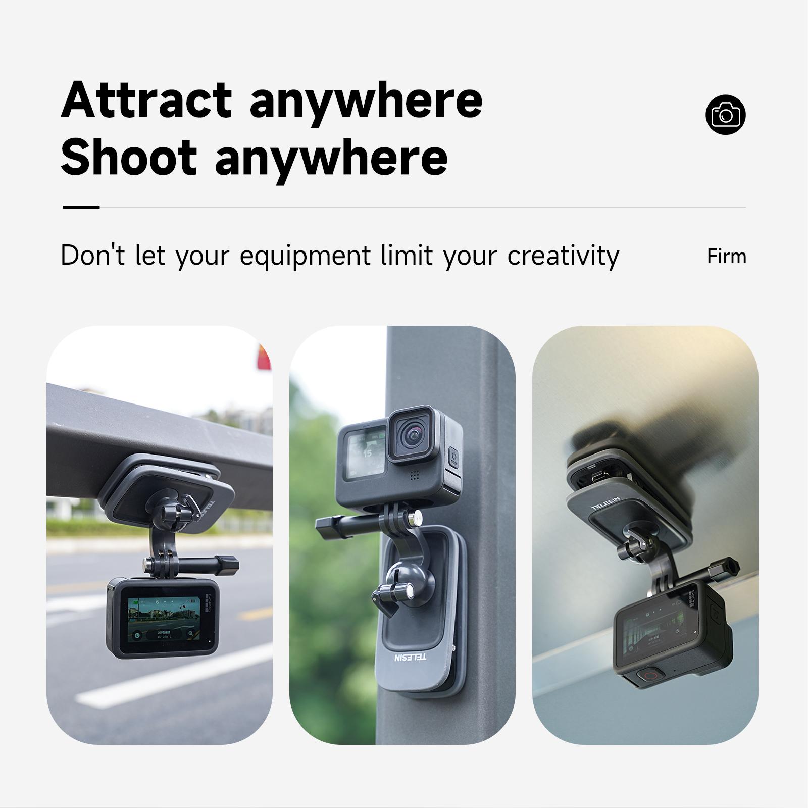 Kẹp ba lô xoay 360 ° Vòng quay kẹp cho GoPro Hero 11 10 9 8 7 6 5 Insta360 Phụ kiện camera hành động DJI