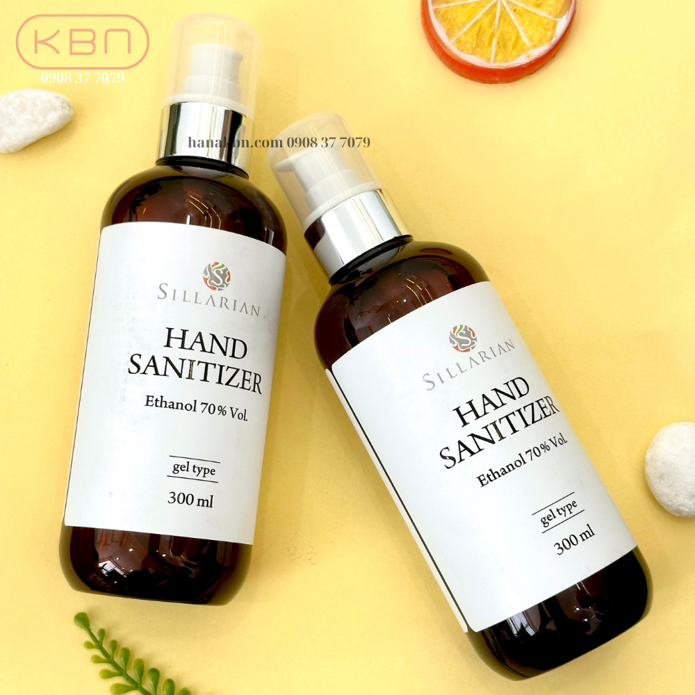 Gel Khử Trùng, Nước Rửa Tay Khô SILLARIAN - 300ml - Hàng Chính Hãng