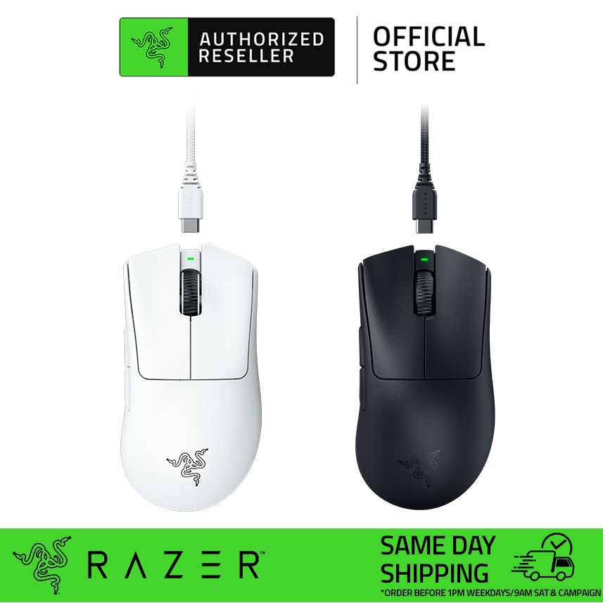 Chuột không dây Razer DeathAdder V3 Pro-Ergonomic Wireless Gaming Mouse (Hàng chính hãng)