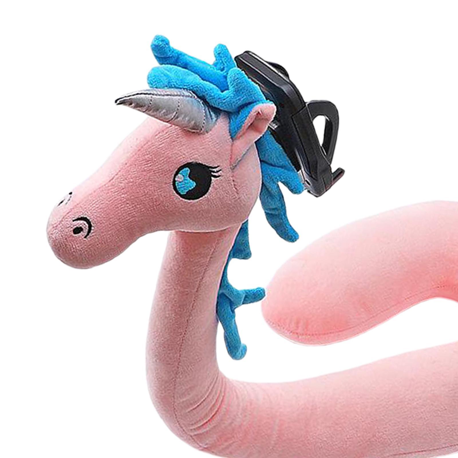 Shaped Neck Pillow Mobile Phone Holder Bracket Support Unicorn