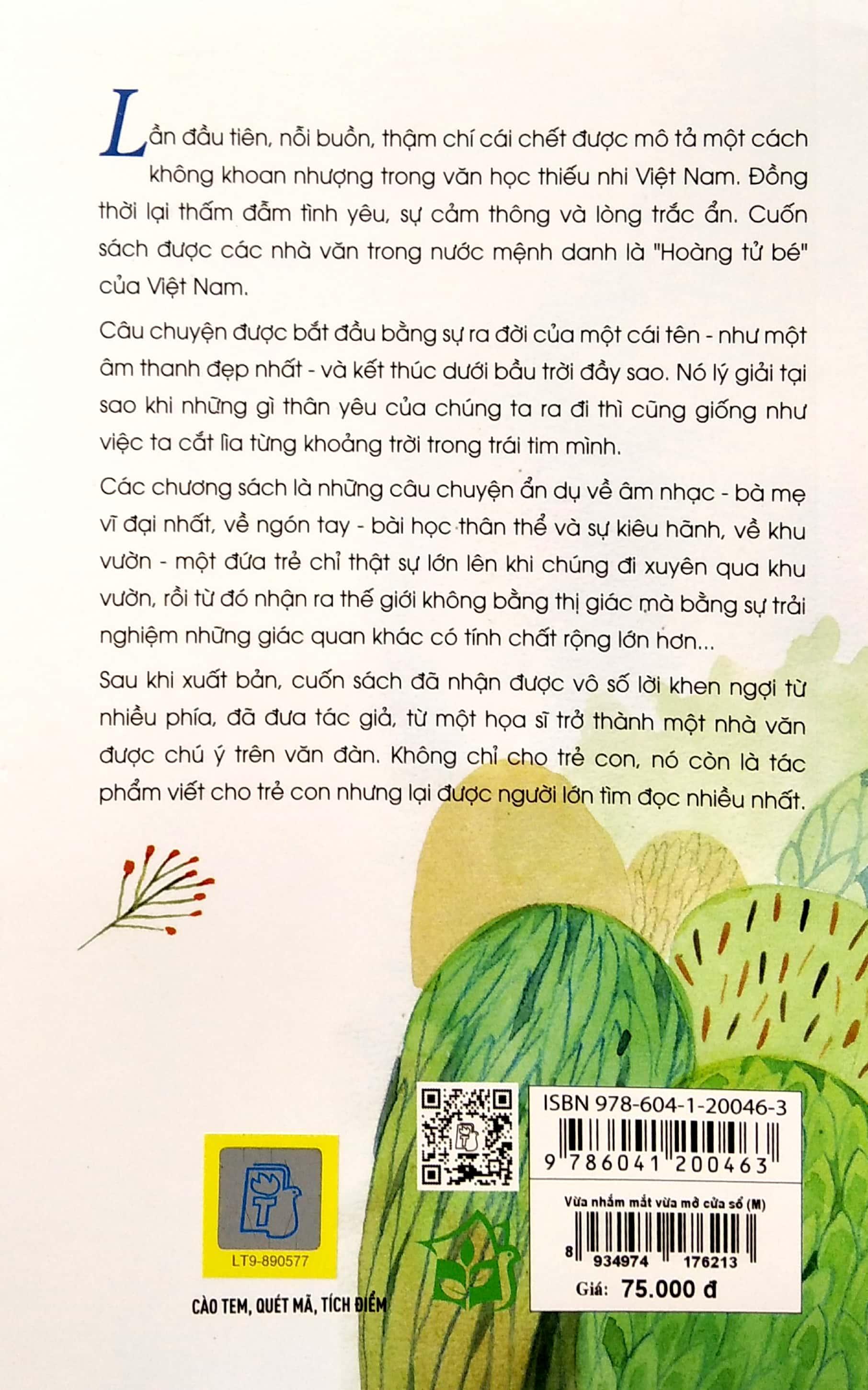 Vừa Nhắm Mắt Vừa Mở Cửa Số (Tái Bản 2022)