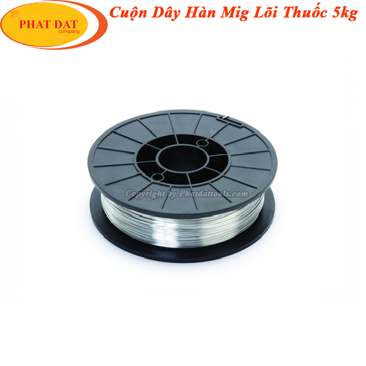 Cuộn Dây Hàn Mig 5kg Lõi Thuốc Không Dùng Khí