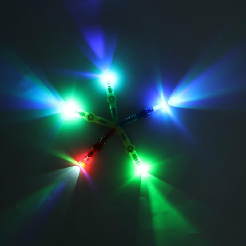 Bút đồ chơi con quay Fidget Spinner Edc có đèn LED phát sáng trong bóng tối có thể viết được