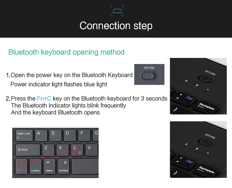 Bluetooth Không Dây-Tương Thích Bàn Phím Có Bàn Di Chuột Máy Tính Bảng Sạc Đa Năng Bàn Phím Cho Android IOS Điện Thoại Windows