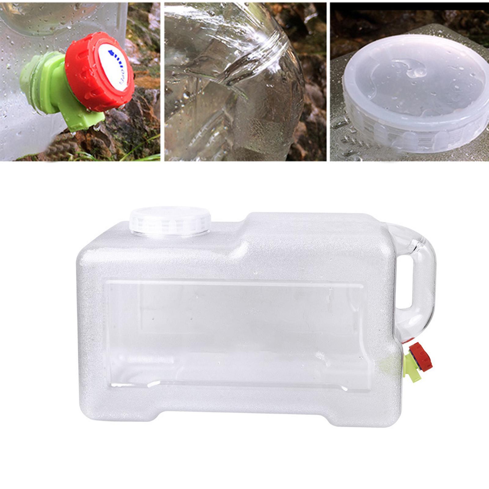 5L Transparent Portable water Storage Barrel Water Tank Container