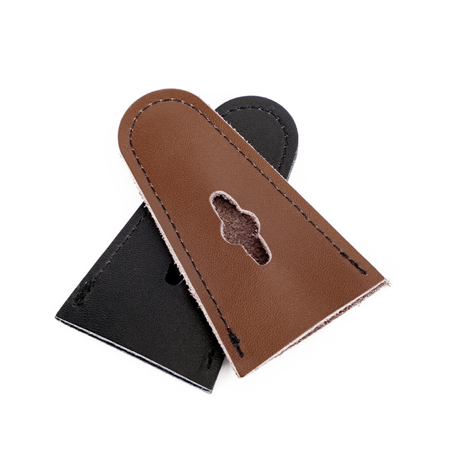 PU Leather  Bow Tip Protector Recurve Bows Stabilizer for  Black