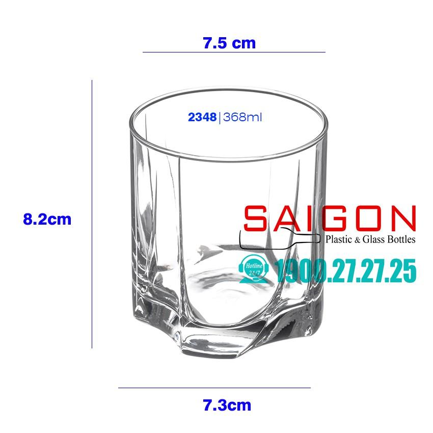Ly Thủy Tinh Pasabahse Luna Rocks 368ml | Thủy Tinh Cao Cấp , Nhập khẩu Thổ nhĩ kỳ