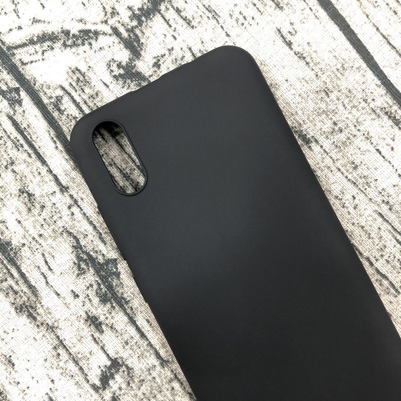 Ốp lưng silicone dẻo màu đen siêu mỏng dành cho Vsmart Bee 3