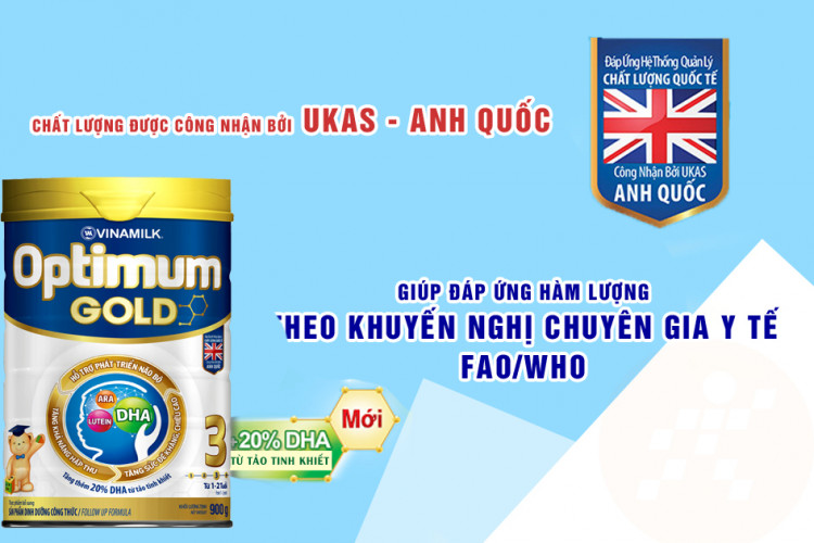 Sữa Bột Vinamilk Optimum Gold 3 900g 2 Sữa bột Optimum Gold 3 900g (cho bé 1-2 tuổi)