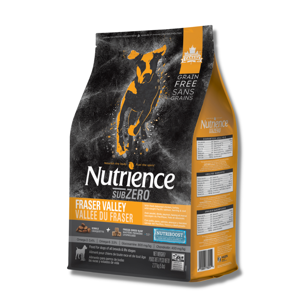 Thức Ăn Hạt Cho Chó Nutrience Subzero Có Hạt Thịt Tươi Bao 500g - Thịt Gà Tây, Cá Hồi, Cá Đại Dương, Rau Củ Và Trái Cây Tự Nhiên