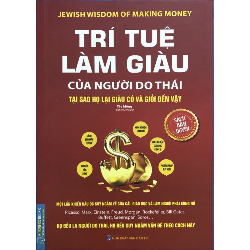 ￼Sách - Trí tuệ làm giàu của người do thái