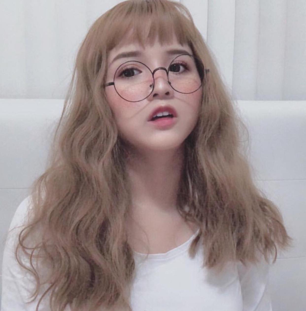 Kính Mắt tròn xoe Zon Kim loại cho nam nữ