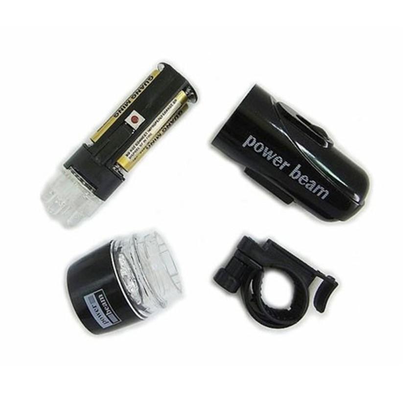 Bộ đèn pin gắn xe đạp và đèn chiếu hậu 5 LED WJ-101 206211