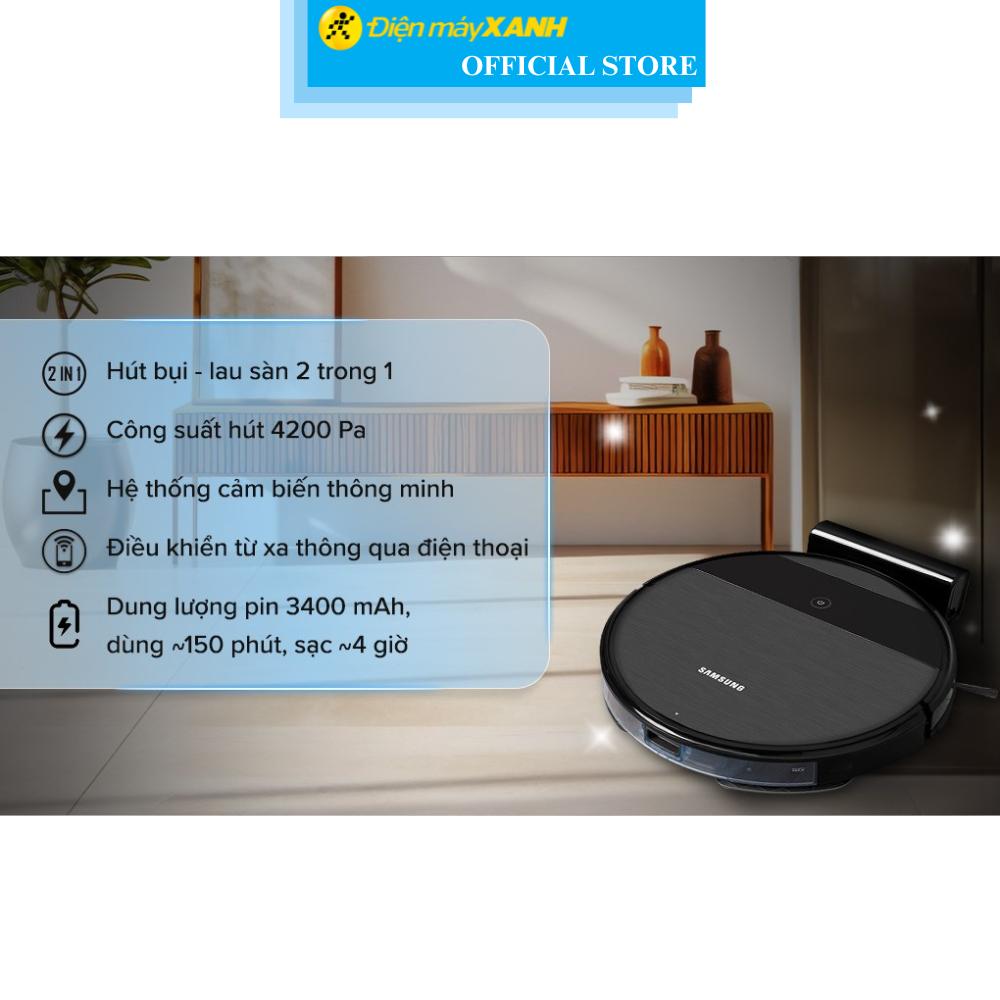 Robot hút bụi lau nhà Samsung VR05R5050WK/SV - Hàng Chính Hãng