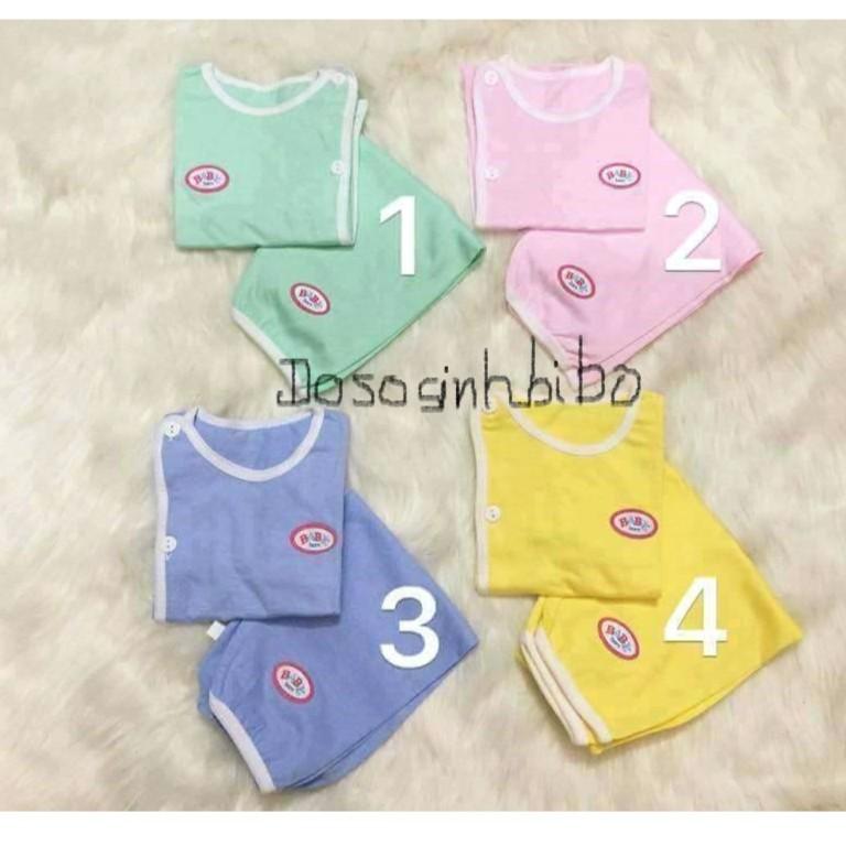 Bộ quần áo baby born màu cho bé từ 0-12 tháng