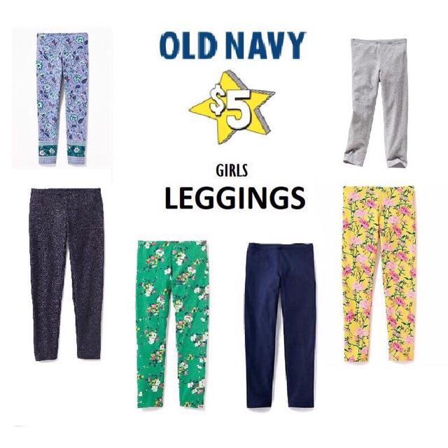 Quần Legging bé gái Old Navy xuất xịn size đại (5-16y)