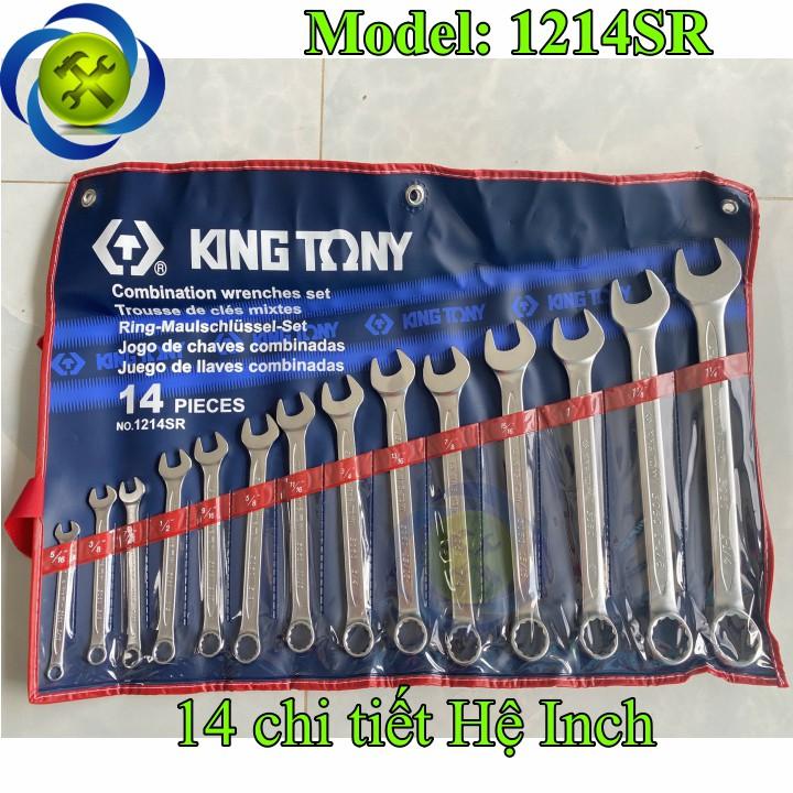 Bộ cờ lê vòng miệng hệ Inch Kingtony 1214SR 14 cây