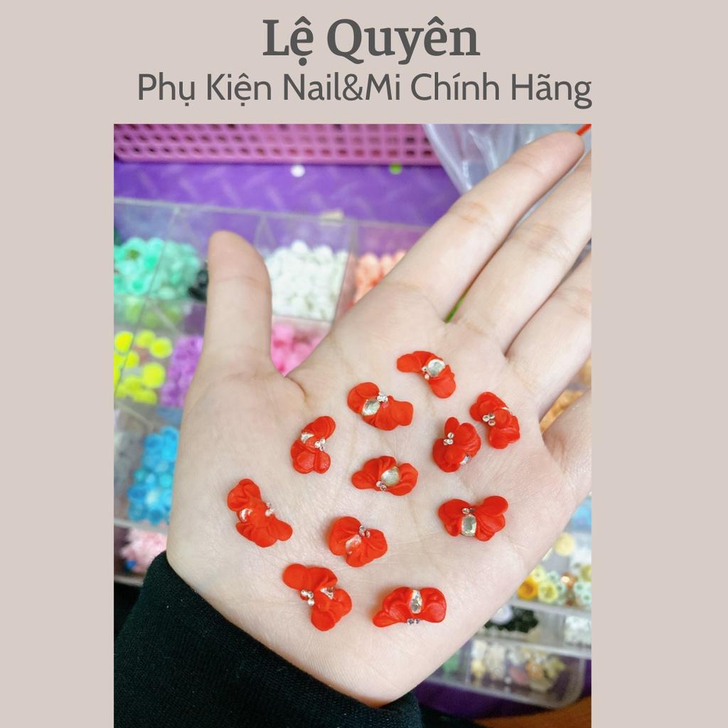 Hoa Nail Đẹp , Hoa Bột Vừa Form Móng Thật