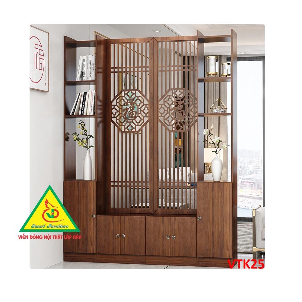 Vách ngăn tủ kệ VTK24 - Nội thất lắp ráp Viendong Adv