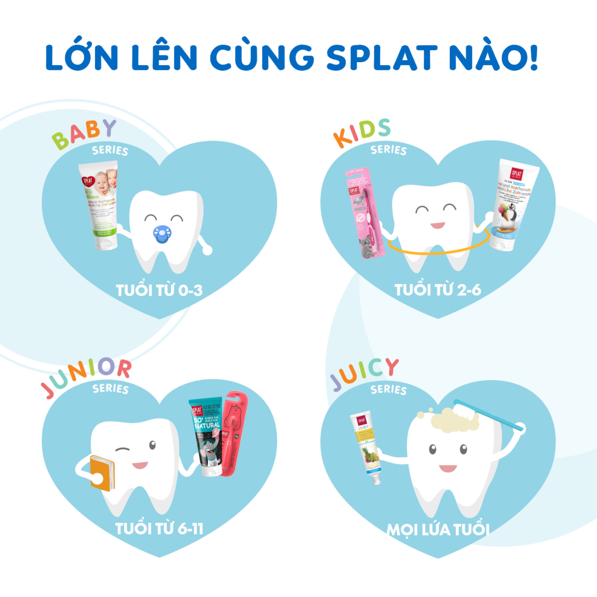 Kem Đánh Răng Cho Bé Từ 2-6 Tuổi SPLAT Kids Hương Kem Trái Cây Bảo Vệ, Củng Cố Men Răng An Toàn Hiệu Quả Dung Tích 50ml