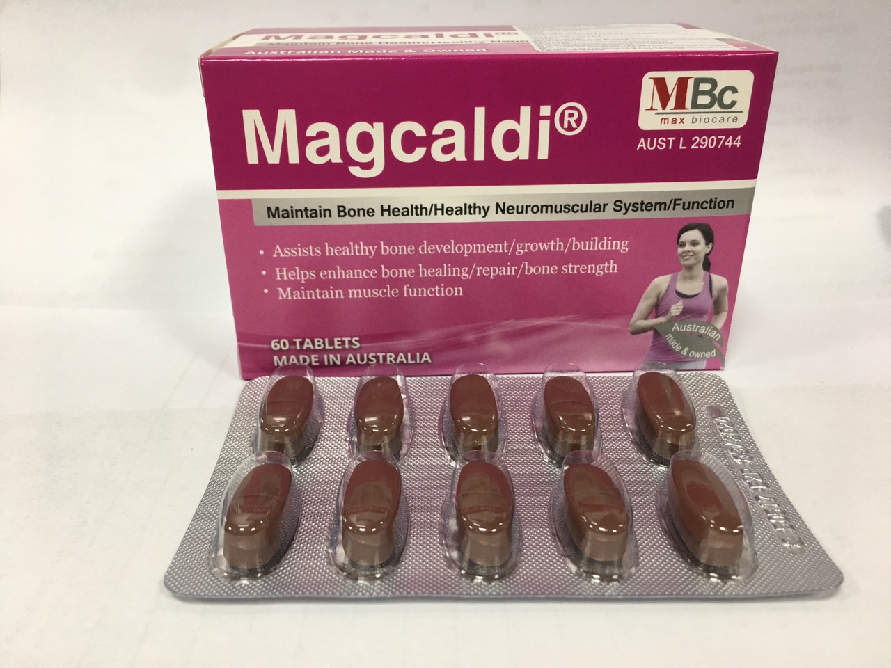 Thực phẩm Bảo Vệ Sức Khỏe Magcaldi Bổ sung canxi hữu cơ, magie và vitamin D3 dành cho phụ nữ , trẻ em &amp; người lớn