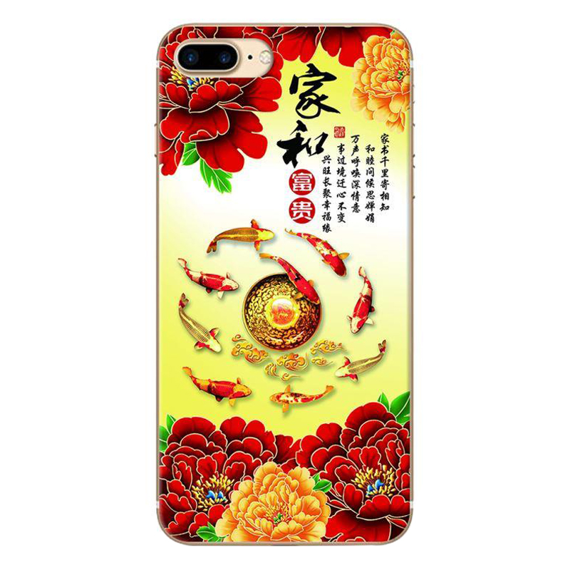 Ốp Lưng Dành Cho iPhone 7 Plus / 8 Plus Hoa Mẫu Đơn Đỏ