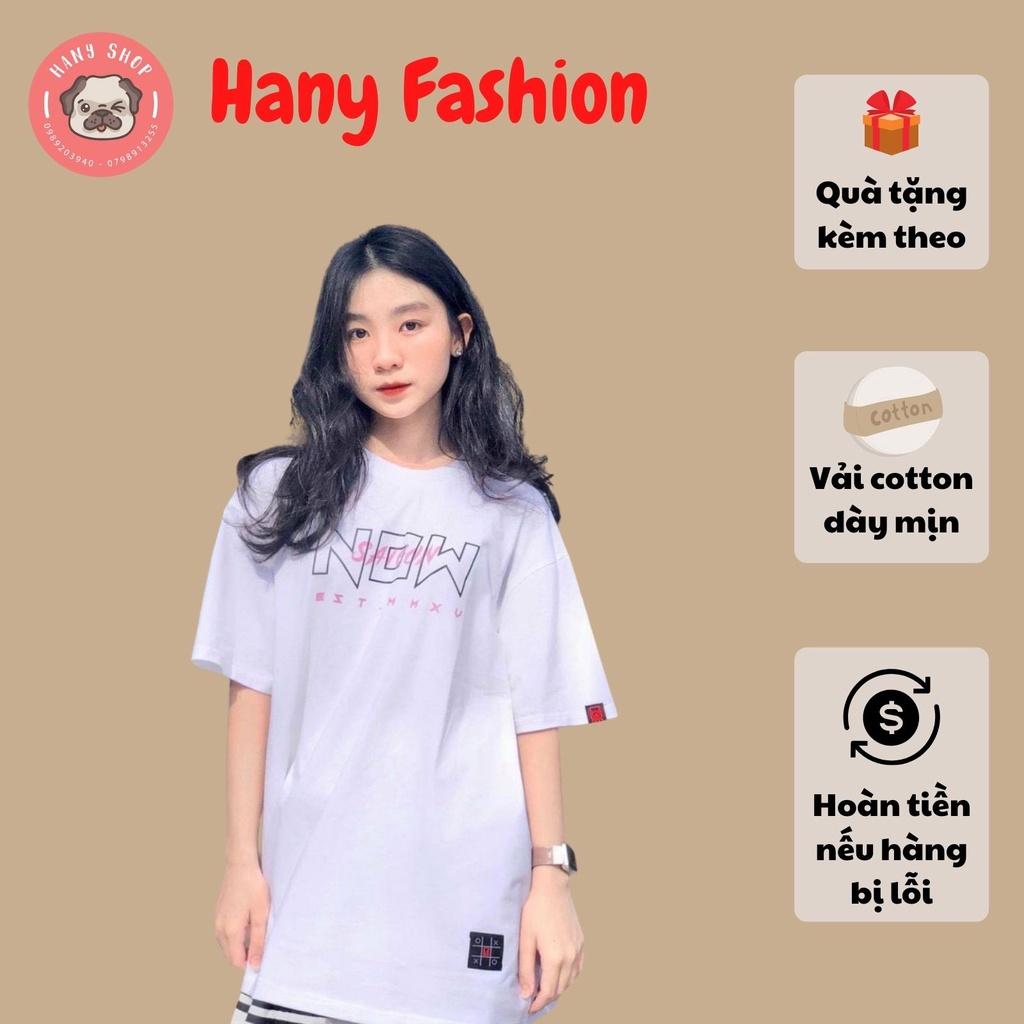 Áo thun tay lỡ unisex Now Saigon I&O đầy đủ tem cổ tag tay Hany shop