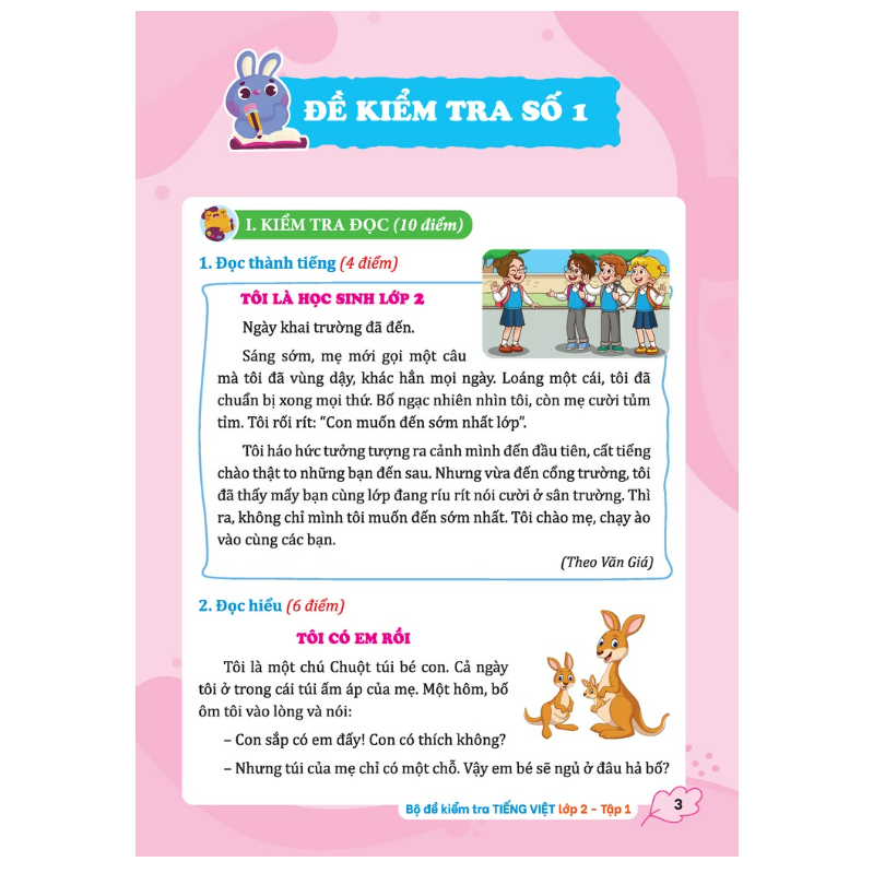 Sách - Bộ đề kiểm tra Tiếng Việt lớp 2 - tập 1