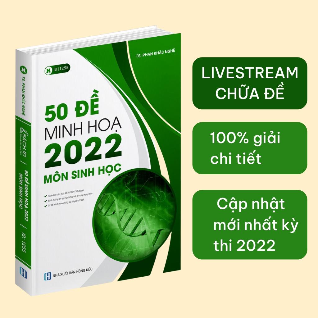 Combo Bộ Đề Ôn Thi Khối B - 50 Đề Minh Họa 2024: Môn Toán Học + Hóa Học + Sinh Học (Bộ 3 Cuốn) (MOON) - Tặng phiếu trắc nghiệm