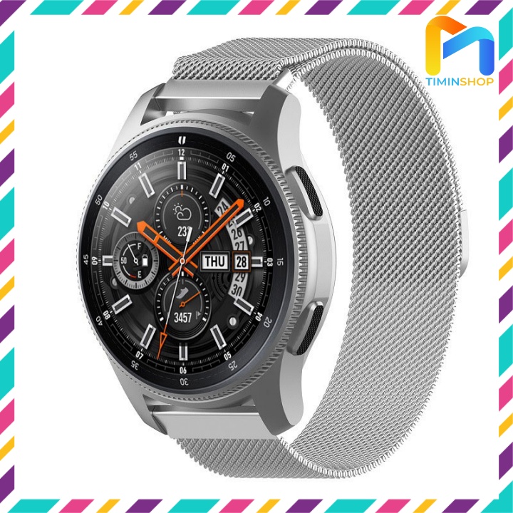 Dây đồng hồ TicWatch Pro/ Pro 3/ X/ E2/ S2 - Dây Thép, khóa nam châm