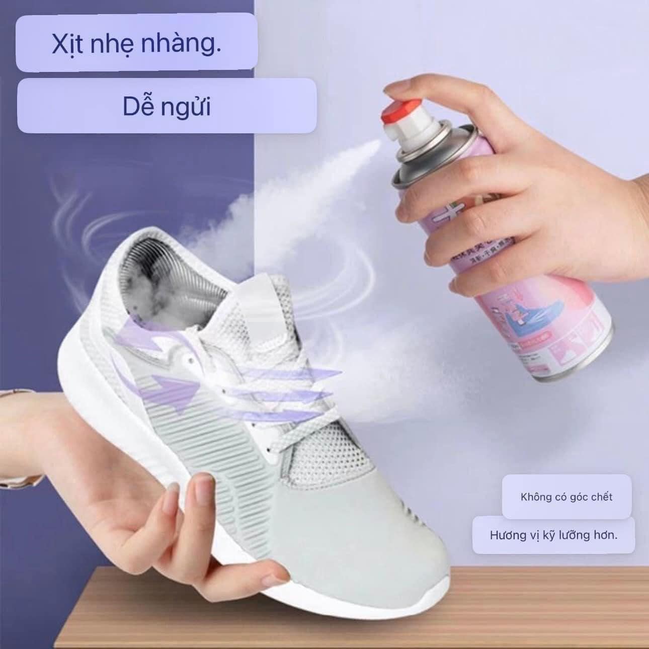 XỊT KHỬ MÙI HÔI GIÀY NANO BẠC ( COMBO 2 CHAI)