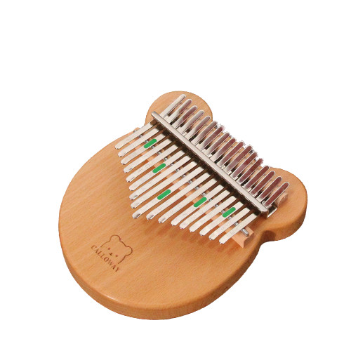 Đàn kalimba 17 phím Gấu Caloway-M17 Tặng hộp chống sốc phụ kiện búa chỉnh âm stick dán màu stick dán nốt