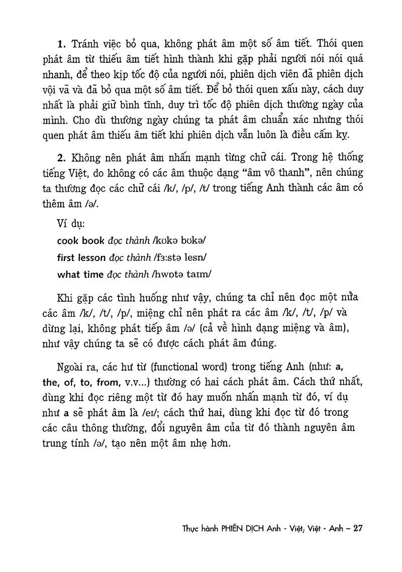 Thực Hành Phiên Dịch Anh Việt - Việt Anh