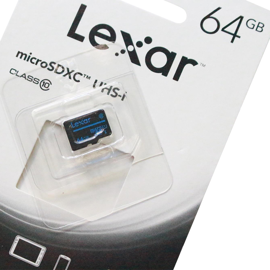 Thẻ Nhớ MicroSDXC Lexar 64GB Class 10 U1 100Mb/S - Hàng Chính Hãng