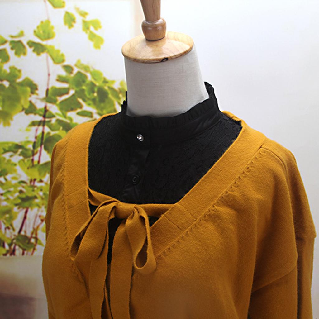 Fake Collar Detachable Lace Collar Half Shirts False Collar for Womens Girls