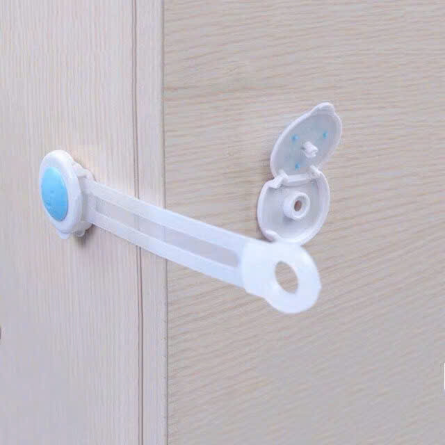 Khóa Chốt Tủ Lạnh Ngăn Kéo An Toàn Cho Bé - Set 2 Cái, Chống Trẻ Mở - HÀNG CHÍNH HÃNG MINIIN